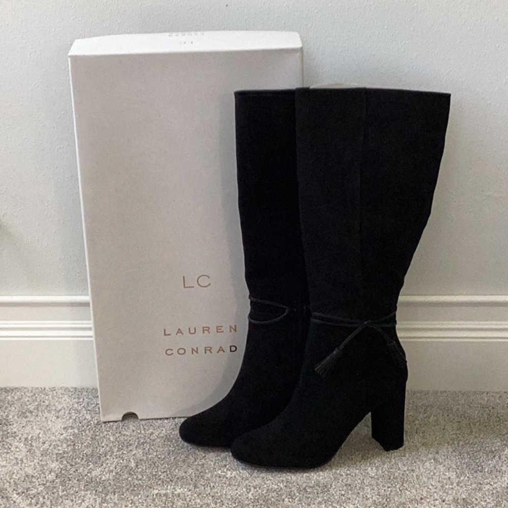 NWT Lauren Conrad Suede Boots